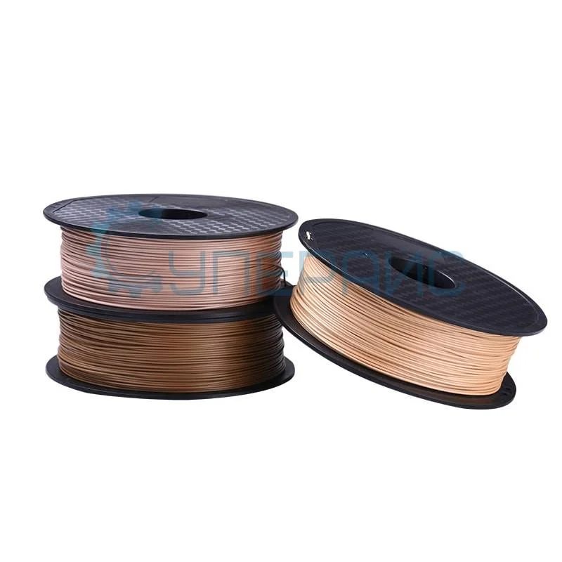 Wood деревянный пластик 1,75 мм BIOFILR темно-коричневое дерево 0,8 кг фото 3