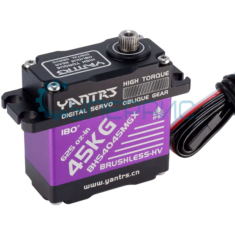Сервомотор YANTRS BHS4045MGX (180°, 45 кг*с*см) водонепроницаемый фото 1
