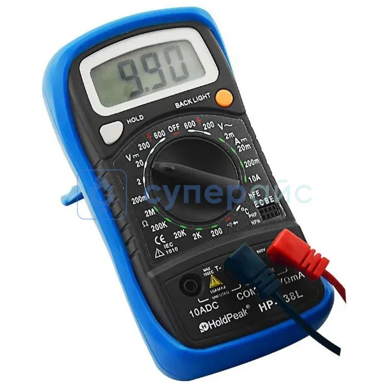 Мультиметр HoldPeak HP-838L фото 3
