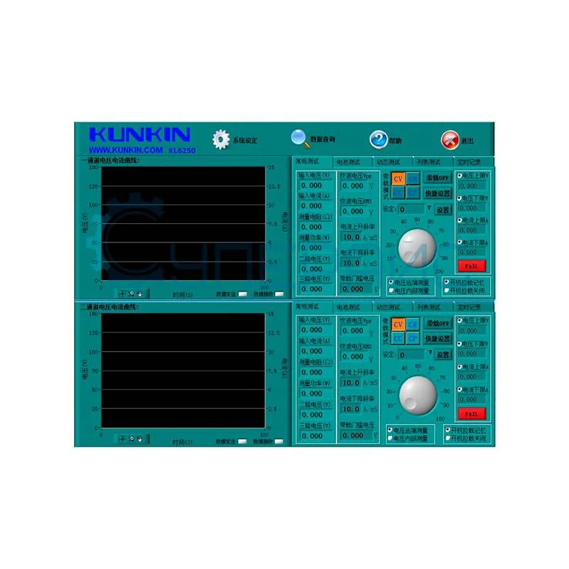 Двухканальная цифровая электронная нагрузка KUNKIN KL6250 фото 3