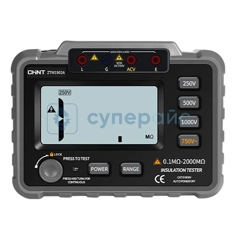 Тестер сопротивления изоляции CHNT ZTW1902A фото 1