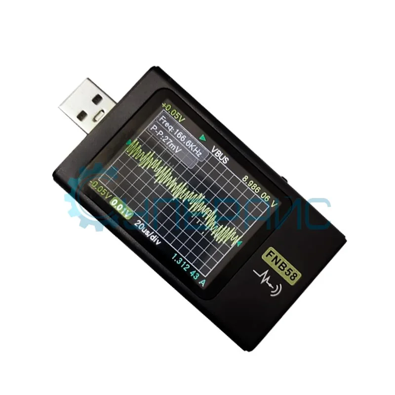 Универсальный USB-тестер FNIRSI FNB58 фото 2