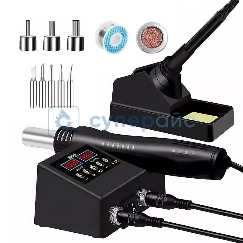 Станция паяльная CZDANG 8898 с комплектом аксессуаров фото 1