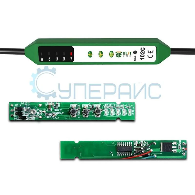 Электрический паяльник BEST-102C с выбором температуры (90 Вт) фото 2