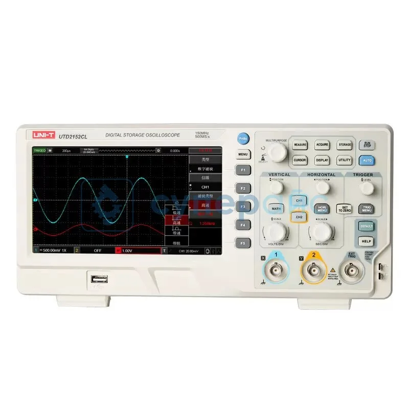 Двухканальный цифровой осциллограф UNI-T UTD2152CL фото 1