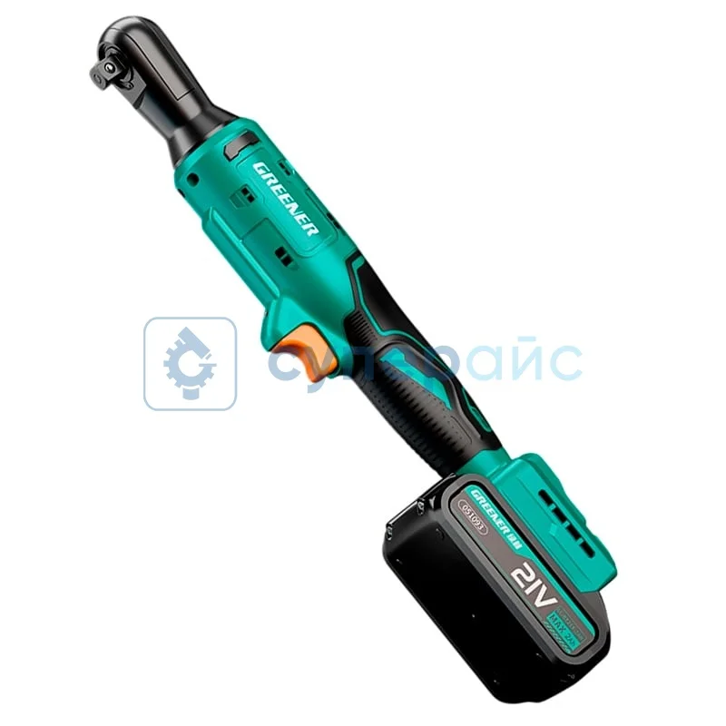Гайковерт GREENER 21 В, 2 Ач фото 1