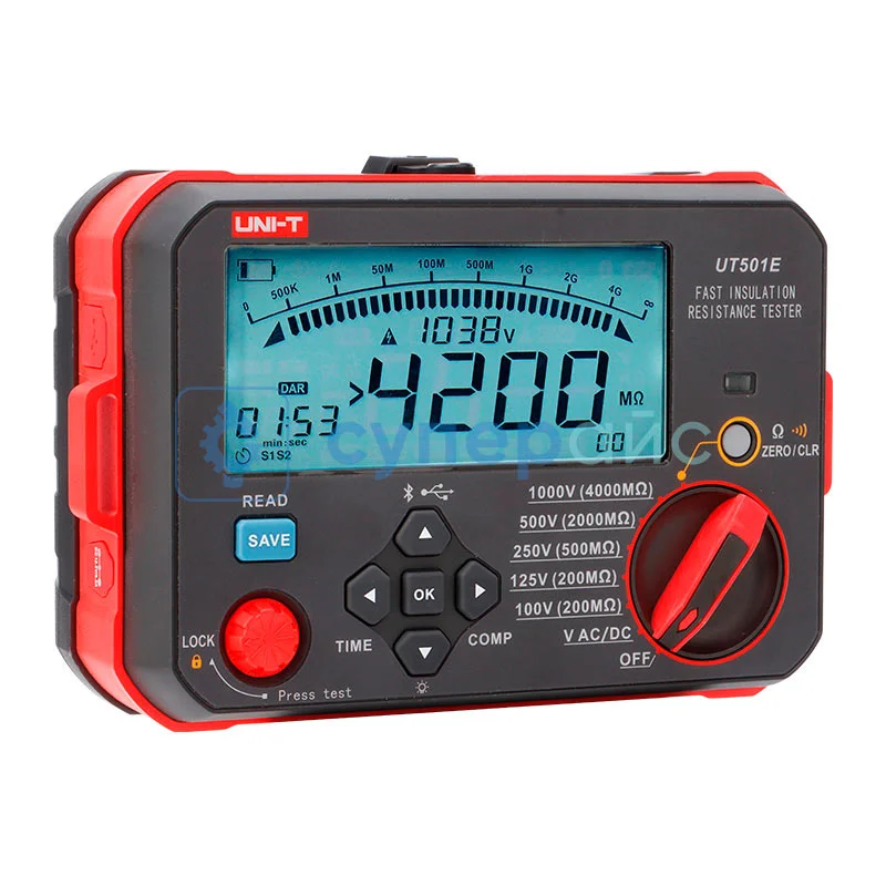 Измеритель сопротивления изоляции UNI-T UT501E фото 2