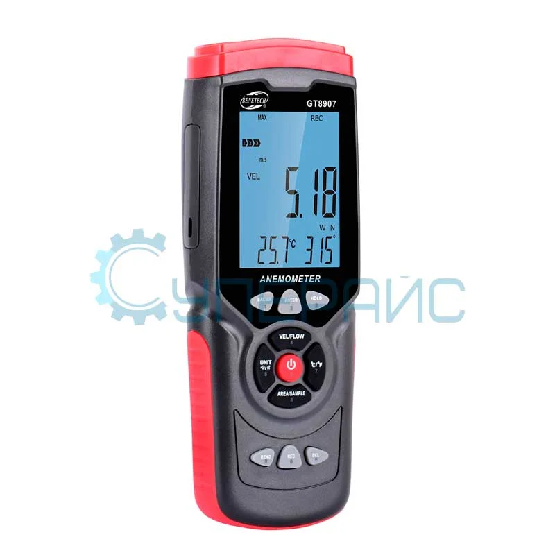 Анемометр Benetech GT8907 с выносной крыльчаткой фото 1