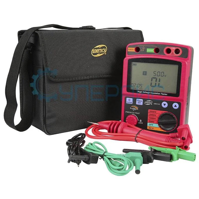 Измеритель сопротивления изоляции Benetech GM3125 фото 4