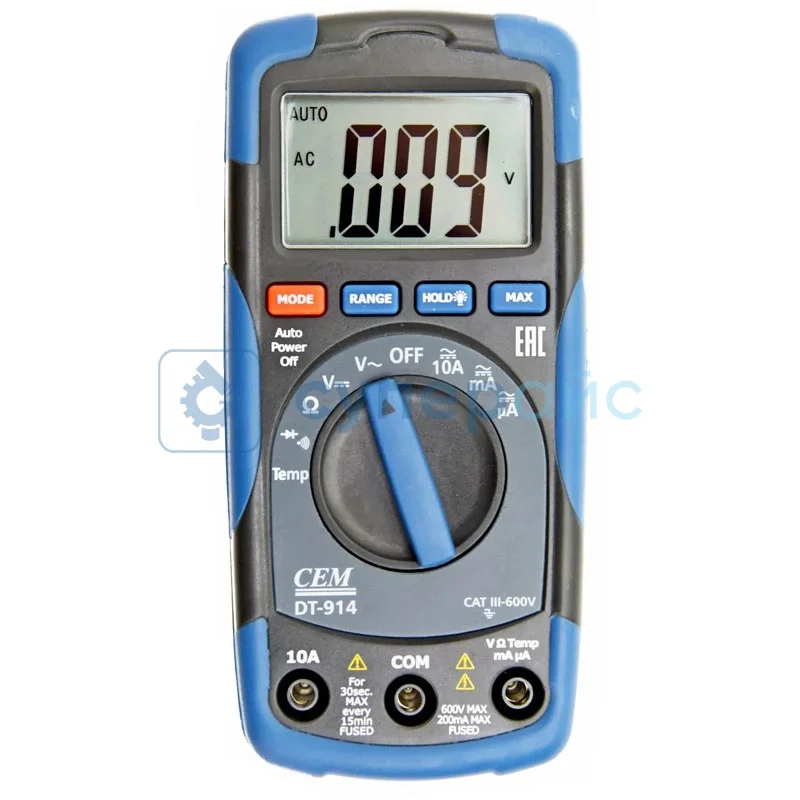 Портативный мультиметр CEM DT-914 фото 1
