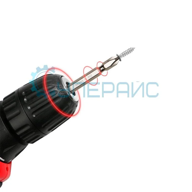 Биты крестовые BROPPE PH2 с магнитным держателем 3 шт фото 1