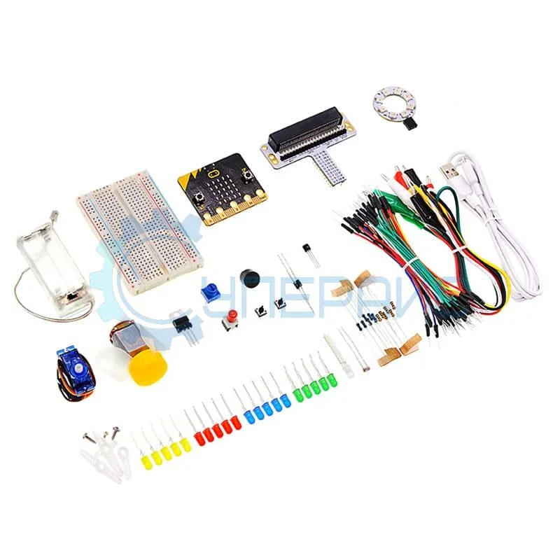 Стартовый набор ElecFreaks micro:bit Starter Kit с макетной платой фото 1