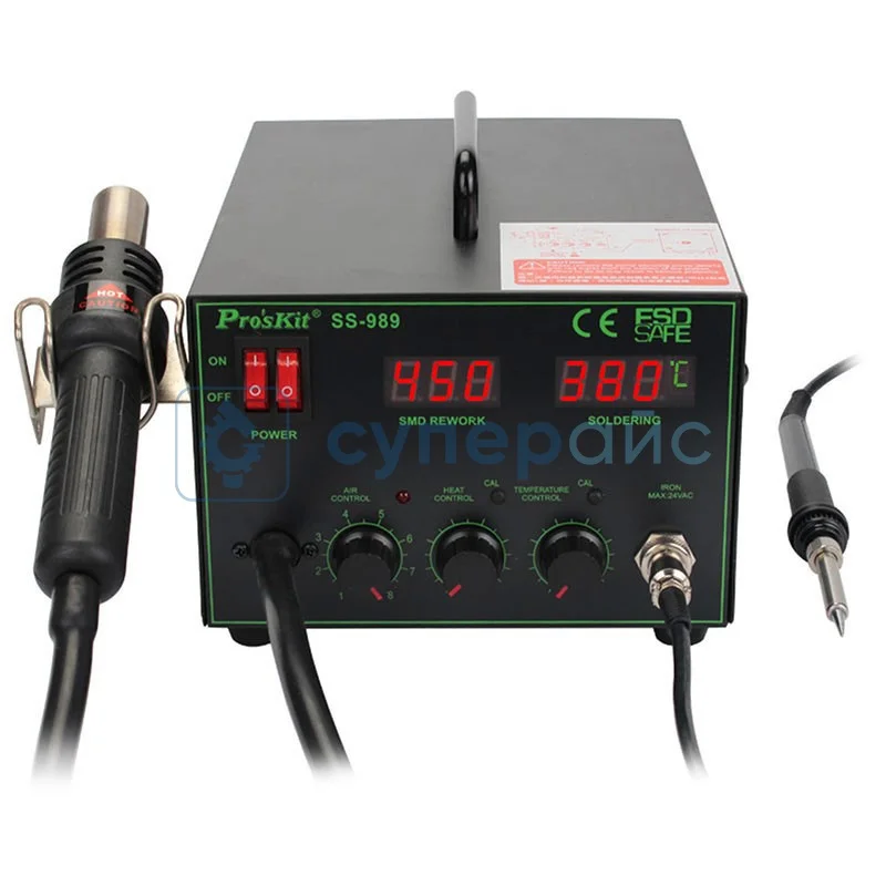 Цифровая паяльная станция Pro`skit Baogong SS-989H фото 1