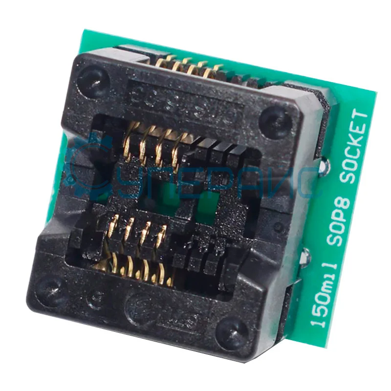 USB программатор на CH341A с тремя адаптерами фото 9