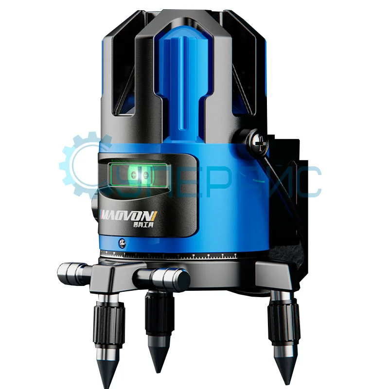 Лазерный уровень MAOVON M-235T (2 луча) со штативом фото 2