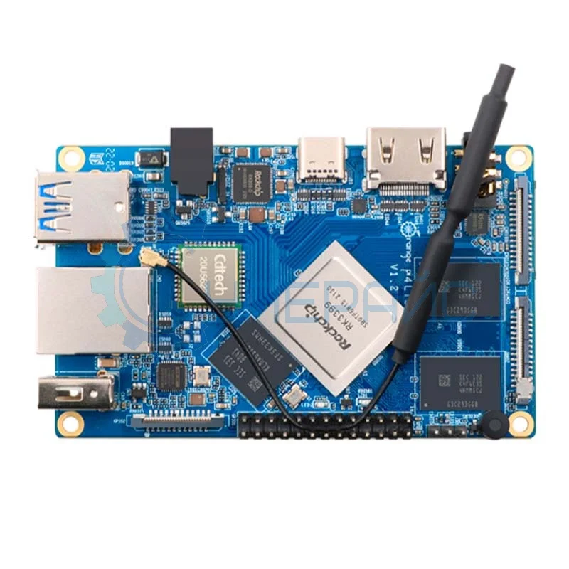 Миникомпьютер одноплатный Orange Pi 4 LTS (4Gb LPDDR4) фото 1