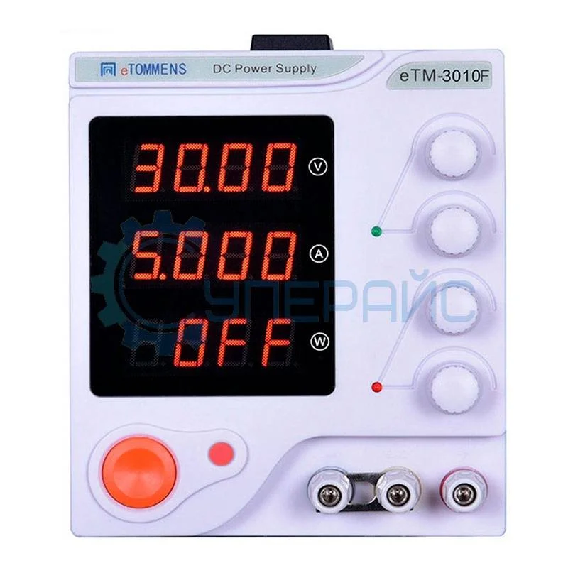 Лабораторный источник питания eTOMMENS eTM-3010F (30В, 10А) фото 1