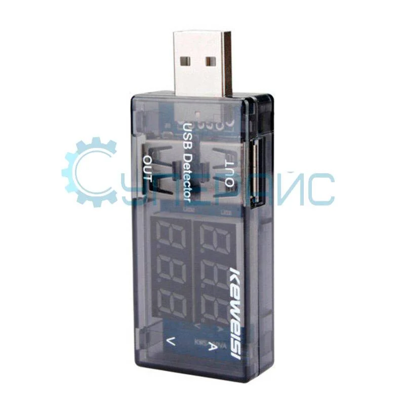 USB тестер напряжения и тока Keweisi KWS-10VA фото 2