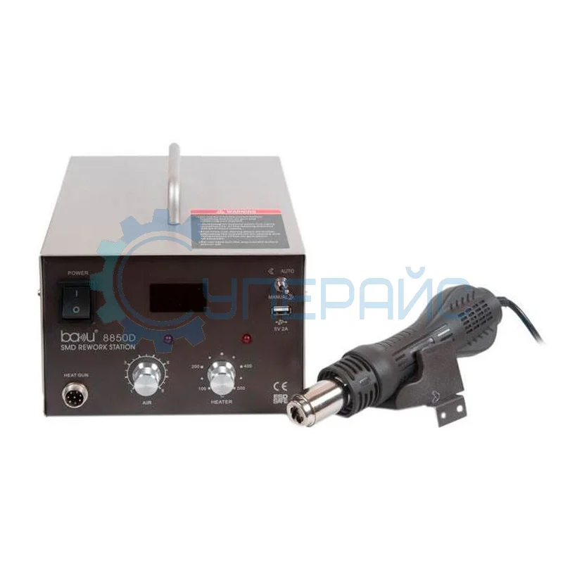 Паяльная станция термовоздушная Baku BA-8850D, 550 Вт фото 1