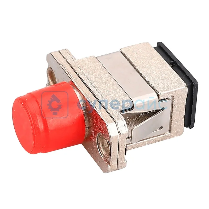 Адаптер оптоволоконный FC-SC металлический фото 1