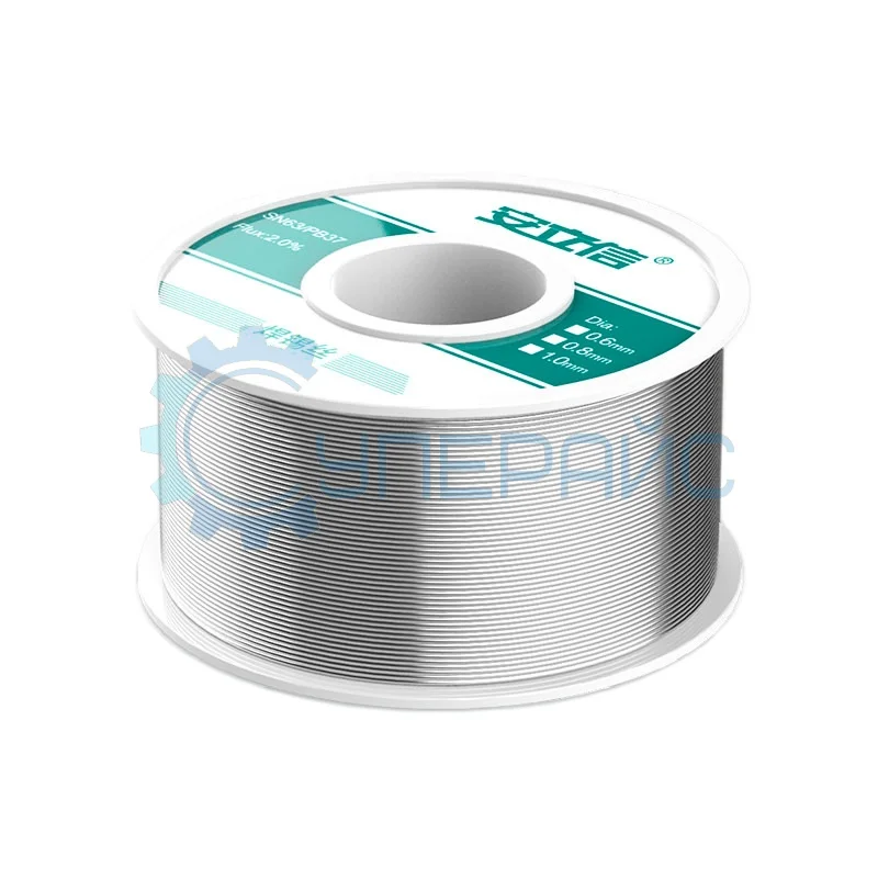 Припой проволочный GUNAISI Sn63/Pb37 (0.8 мм, 100 г) фото 1