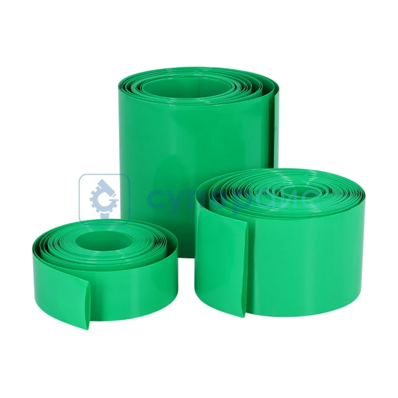 Зеленая термо-трубка 78мм/2м фото 1