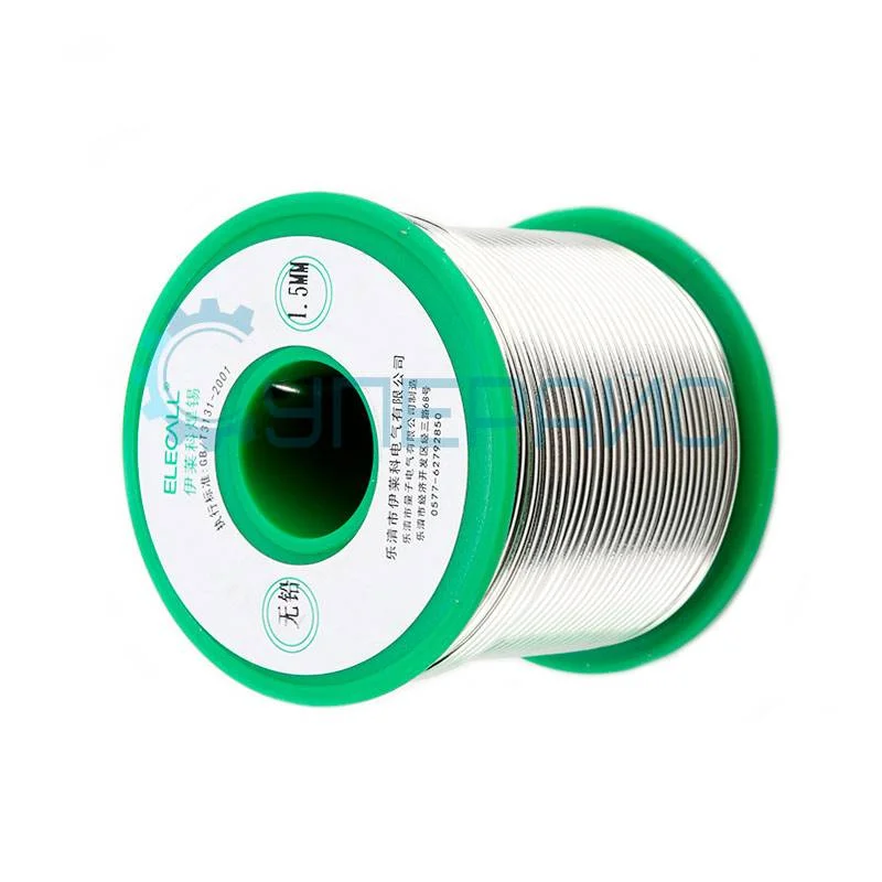 Припой бессвинцовый с канифолью (олово Sn 99.3%, ELECALL, 1.5 мм, 450 г) фото 1