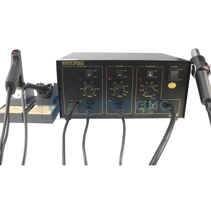 Паяльная станция QUICK 702 3 в 1 фото 1