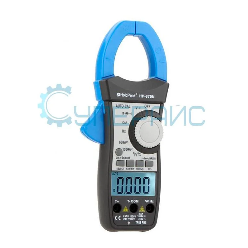 Клещи-мультиметр переменного и постоянного тока HoldPeak HP-870N фото 1