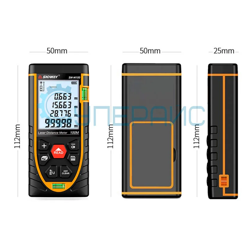 Лазерная рулетка SNDWAY SW-M100 фото 3