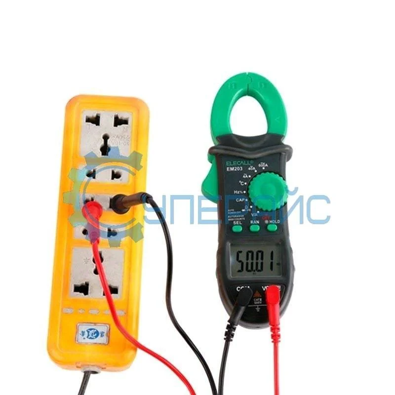 Мультиметр (токоизмерительные клещи) ELECALL EM203 фото 2