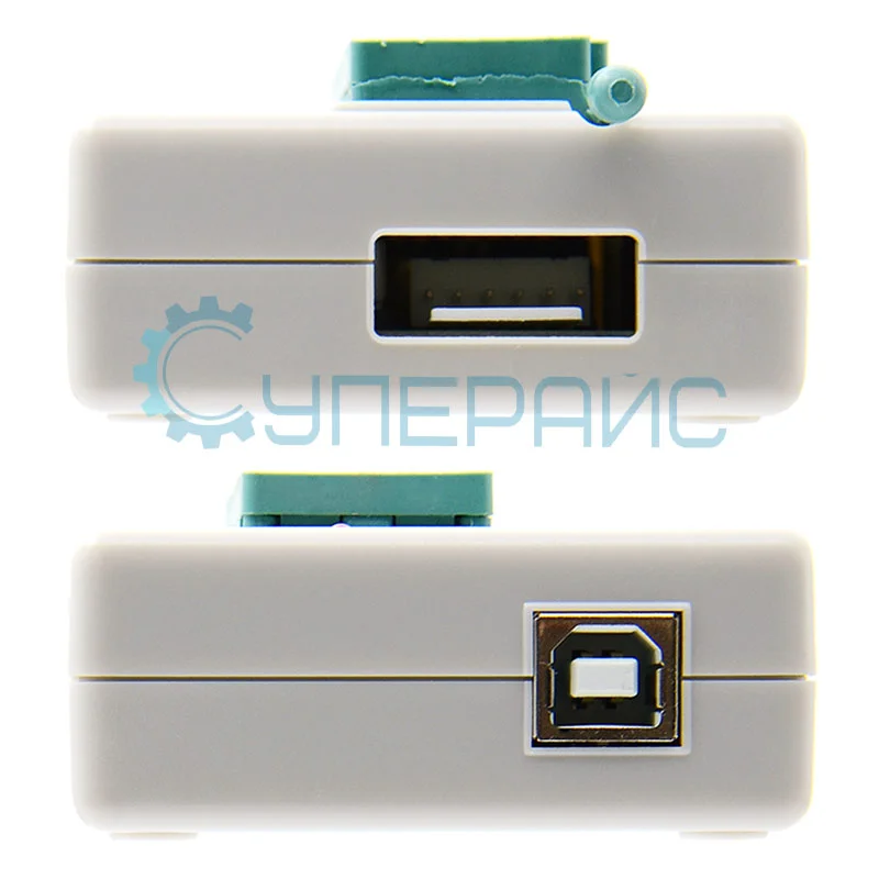 Программатор микросхем MiniPro TL866II Plus (22 адаптера) фото 2