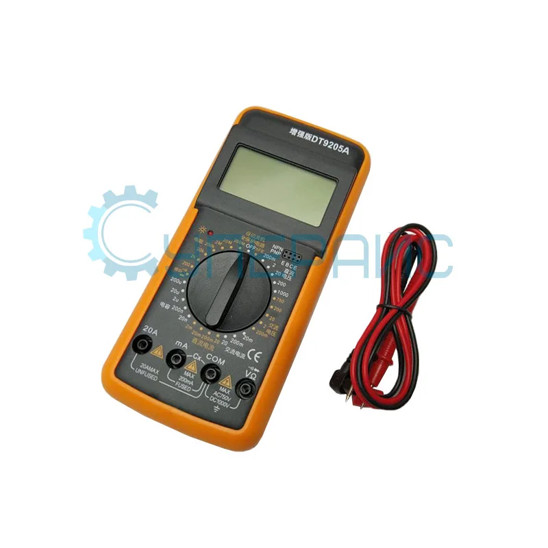 Переносной мультиметр DT9205A фото 2