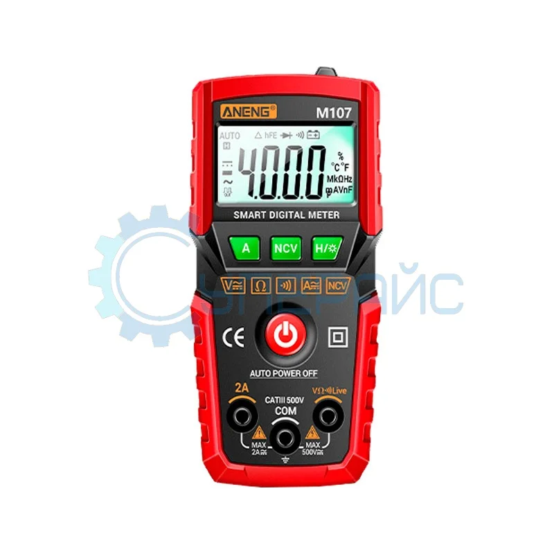 Портативный цифровой мультиметр ANENG M107 фото 1
