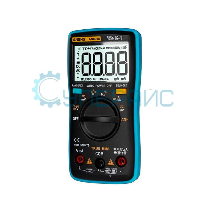 Малогабаритный мультиметр ANENG AN8008 фото 2