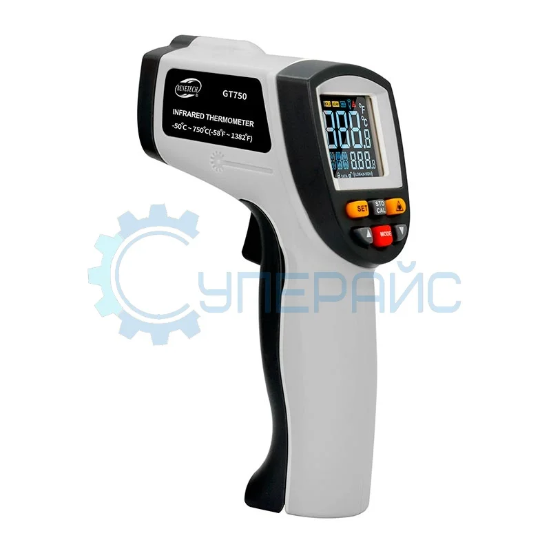 Бесконтактный лазерный пирометр Benetech GT750 фото 1