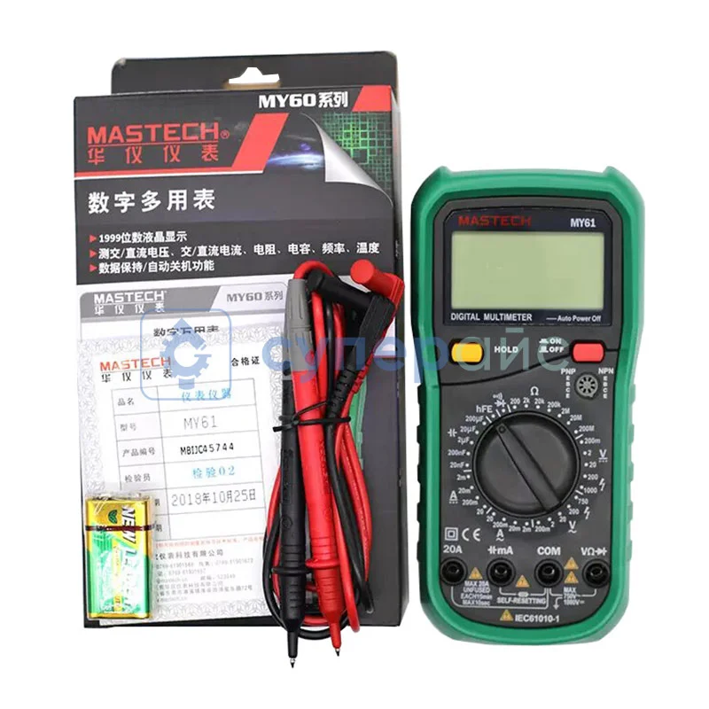 Мультиметр MasTech MY61 фото 2