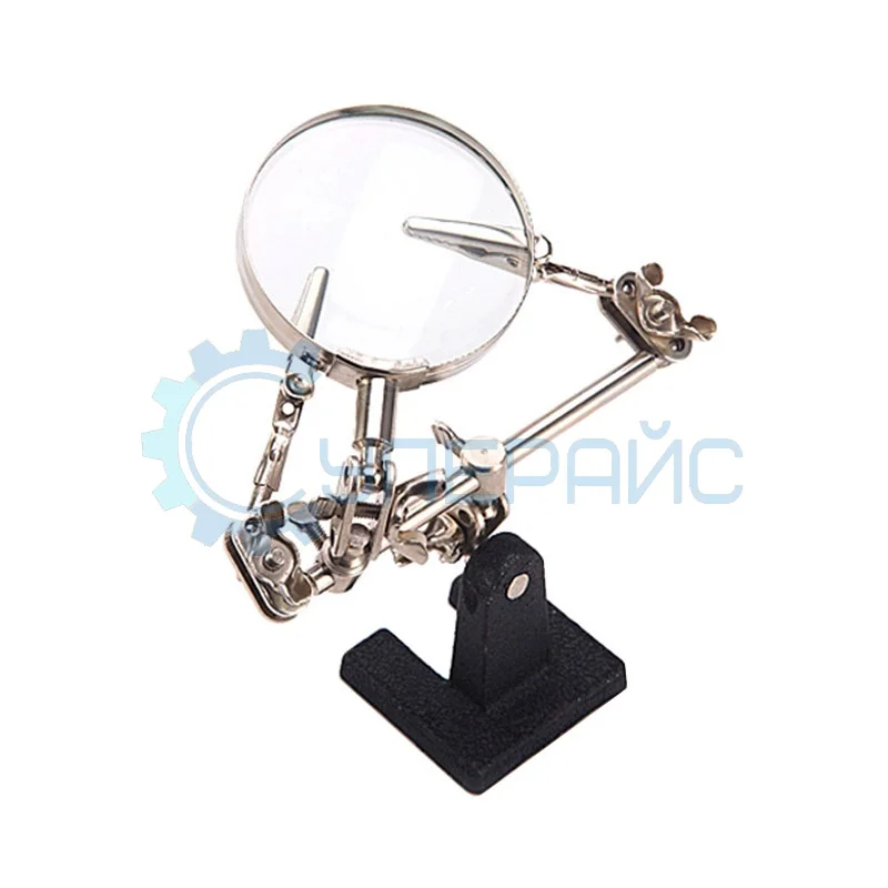 Зажим для пайки Jixingda с лупой фото 1