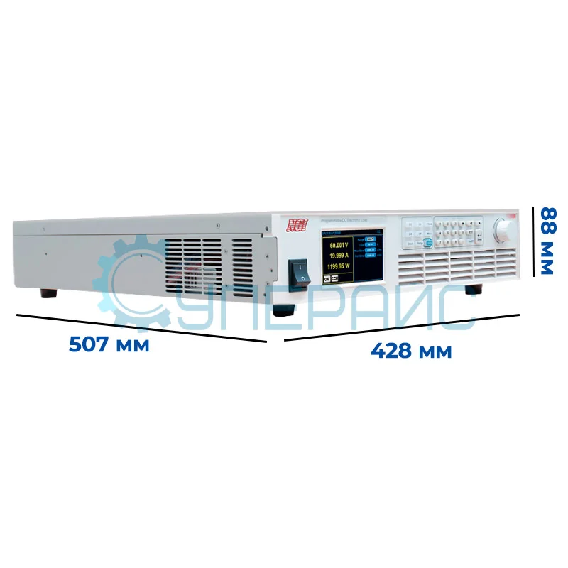 Регулируемая нагрузка постоянного тока NGI N6206-600-10 (600 В, 10 А) фото 8