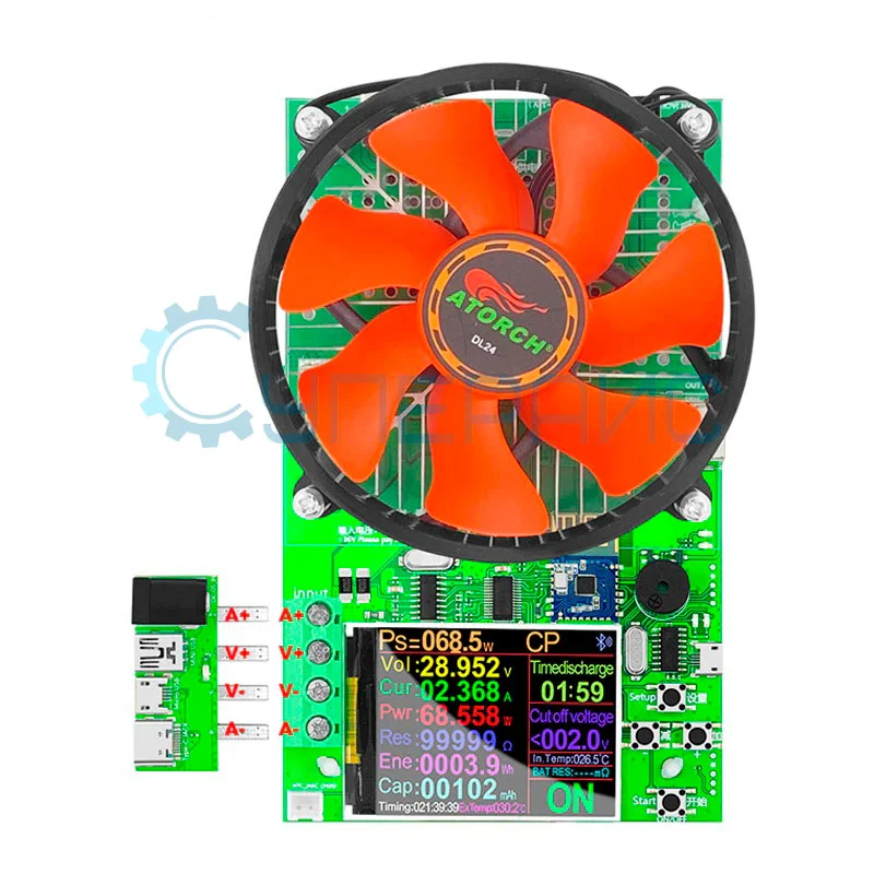 USB электронная нагрузка JUWEI ATORCH DL24 фото 4