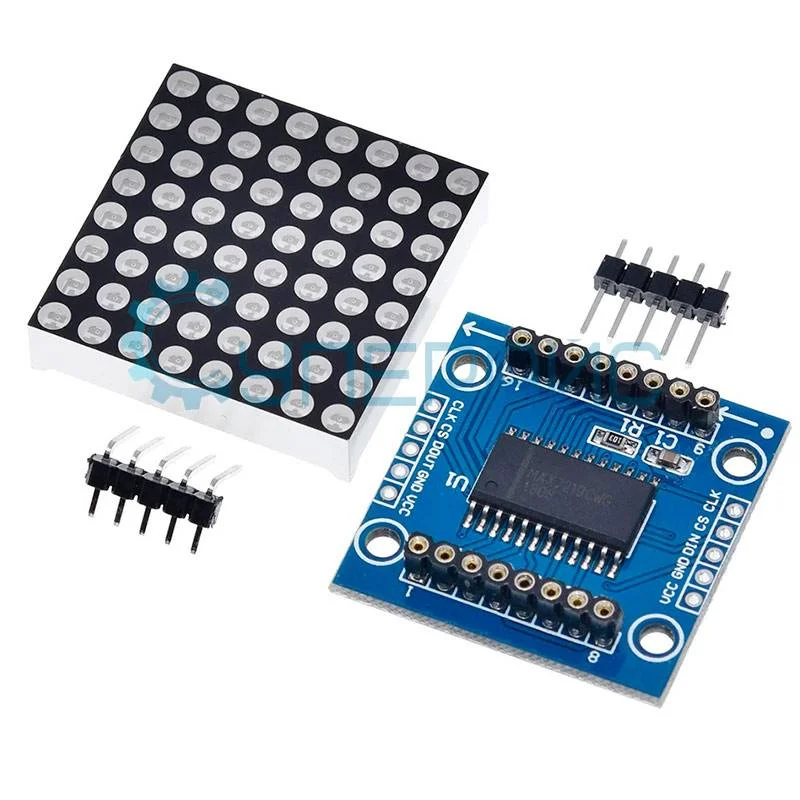 Модуль красного свечения LED матрицы 8x8 на MAX7219 фото 1