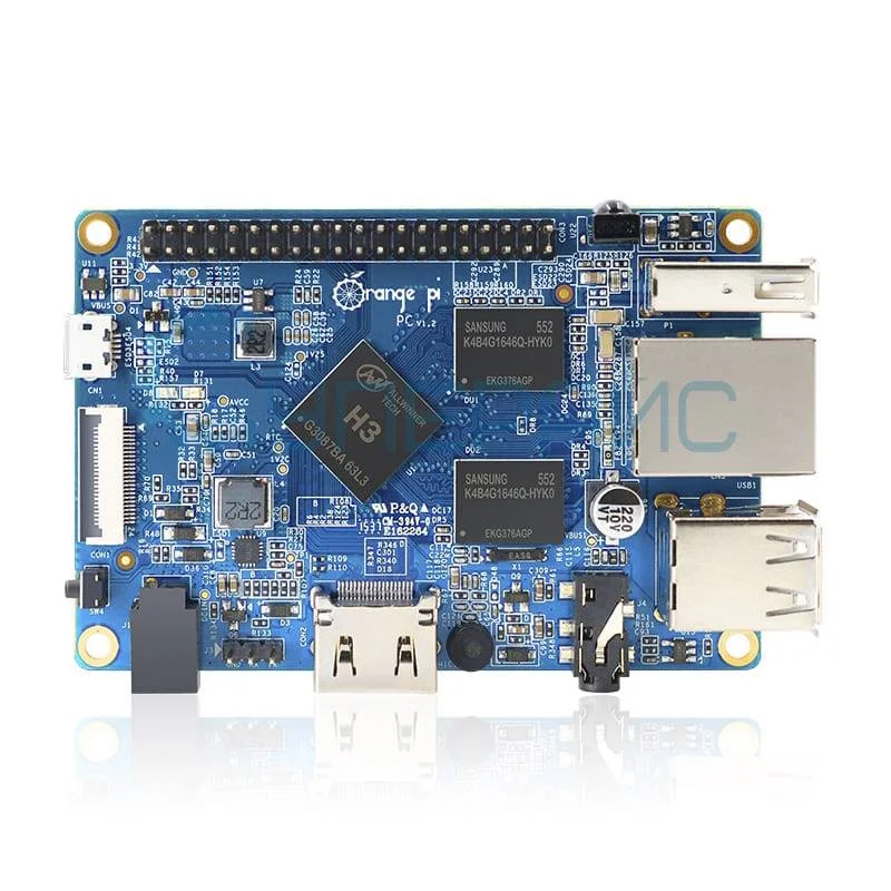 Одноплатный микрокомпьютер Orange Pi PC фото 3