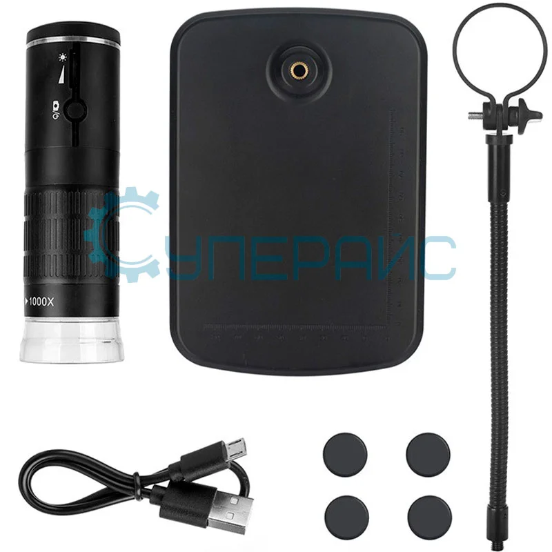 Цифровой Wi-Fi микроскоп ZCF F104 1000х фото 7