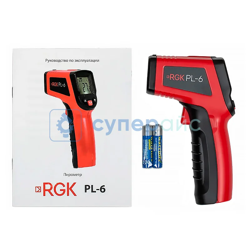Инфракрасный пирометр RGK PL-6 фото 2