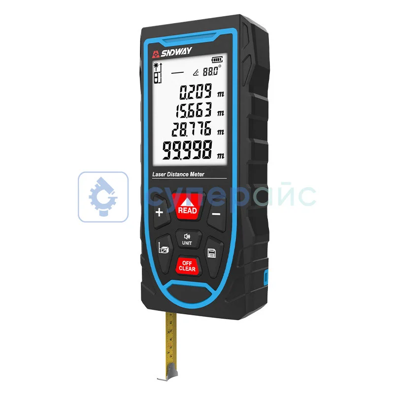Лазерный дальномер SNDWAY SW-M100L фото 1