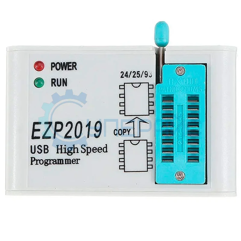 USB программатор высокоскоростной EZP2019 с 9 адаптерами фото 1