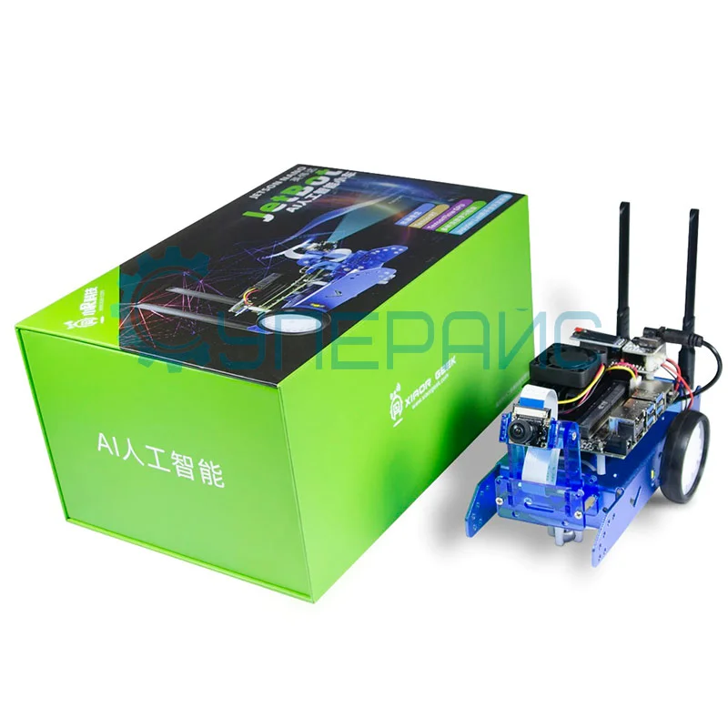 Робот-машина Xiao-r JetBot AI с платой Jetson Nano фото 10