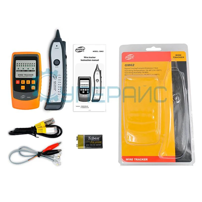 Кабельный тестер Benetech GM62 фото 6