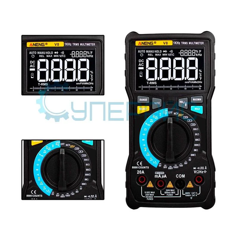 Многофункциональный цифровой мультиметр ANENG V8 фото 4