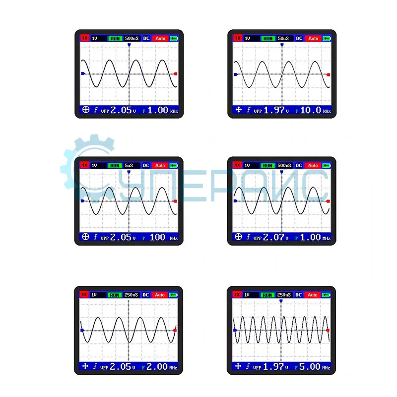 Портативный цифровой осциллограф FNIRSI DSO PRO (1 канал, 5 МГц) фото 8